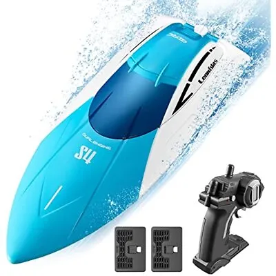 Mini RC Boats 2.4G High Speed Racing Boat Remote Control With LED Light Toy • $19.90