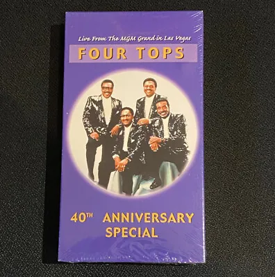 Four Tops - 40th Anniversary Special Live From The MGM Grand In Las Vegas - VHS • £2.99