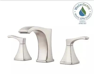 Pfister Venturi 8 Inch Widespread 2-Handle Bathroom Faucet - Brushed Nickel • $69.99