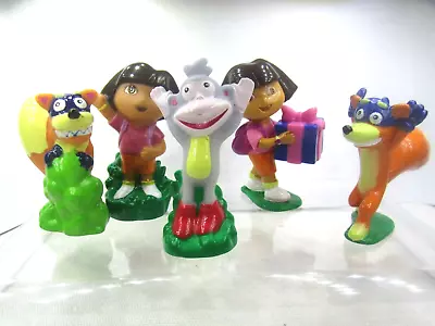 Nickelodeon Dora The Explorer Figurine Cake Topper Swiper Boots Backpack 5 Pcs  • $12.99