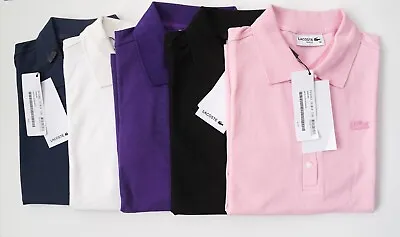 Original Lacoste Womens Slim Fit Cotton Polo Shirt 36-42 • $51.99