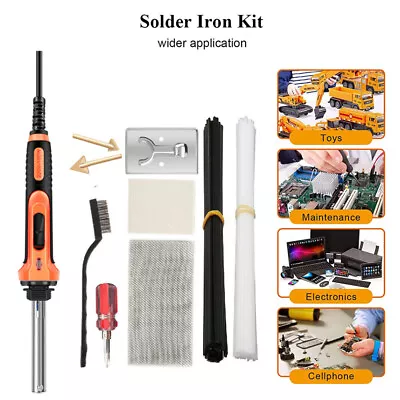 100W Plastic Welding Welder Soldering Iron Kit Car Bumper Surface Repair Tool AU • $26.39