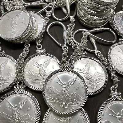 Mexican Libertad Keychains “Random Years”🔑🪙🇲🇽  1oz Silver “One” • $69.95