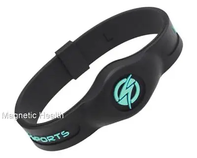 Mens Ladies MAGNETIC SPORTS™ Silicone Health Wristband Bracelet Arthritis Relief • £9.99