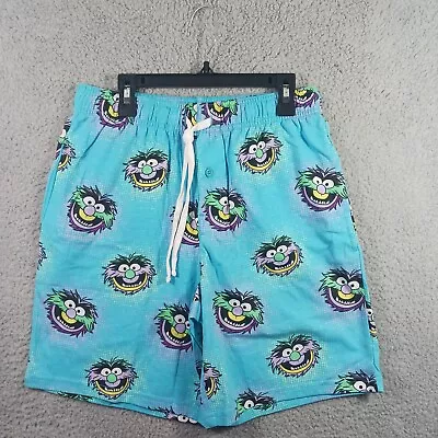 Disney Parks Muppets Animal Pajama Shorts Drawstring Adult Unisex Size Small • $32.99