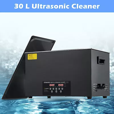 CREWORKS 30L Digital Sonic Cleaner With 1200W Heater Timer Control & Degas Mode • $399.99