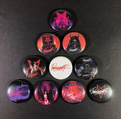 Perturbator 1  PIN BUTTON Lot Retrowave Retro Wave Electronic Rock Metal • $7.99