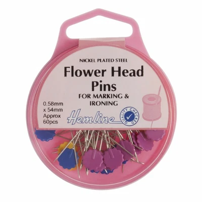 £5.99 • Buy Hemline Flat Head Flower Pins