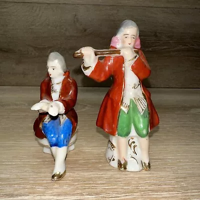 Vintage Made In Occupied Japan 3 1/4 Inch Victorian Figurines 2 Total • $12