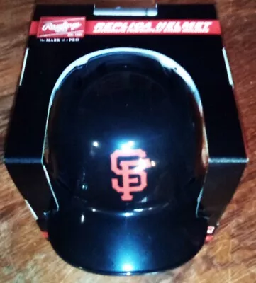 San Francisco Giants Rawlings MLB Mini Batting Helmet With Stand - Left Flap • $14.95