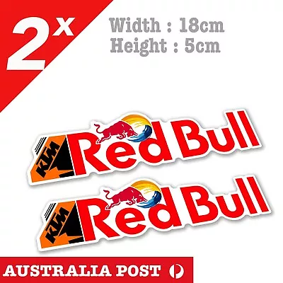 Red Bull KTM Racing Team  Toolbox Fridge Bar Decal Stickers • $8