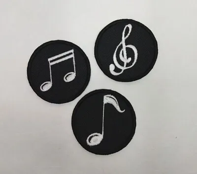 Music Lover Patch Iron/Sew On USA Seller Music Notes Music Symbols 🎵 • $10.01