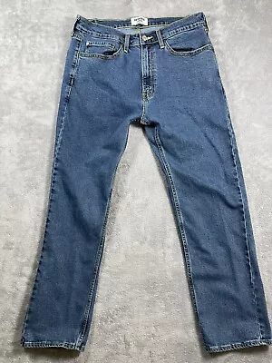 Levis Denizen Jeans Mens 34x30 Medium Wash Denim Regular Straight Leg Flex • $22