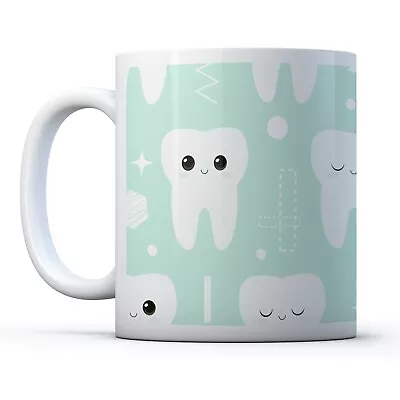 £11.99 • Buy Funky Dental Teeth - Drinks Mug Cup Kitchen Birthday Office Fun Gift #14414