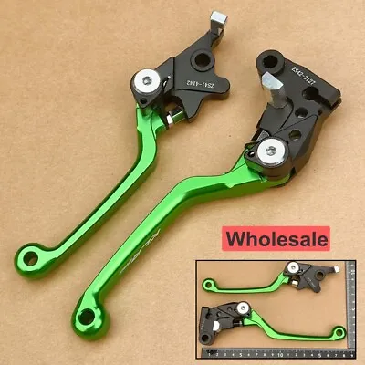 For KAWASAKI KLR650 2008-2022 CNC Pivot Hand Brake Clutch Levers 3142/3127 KLR • $25.58