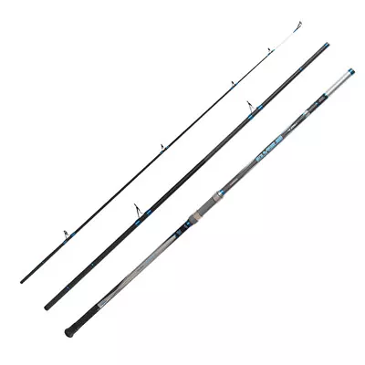 Surf Casting Fishing Rod 3-Piece Carbon Fibr Travel Rod Portable~14 Ft • $94.99