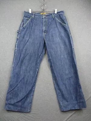 Vintage Levi’s Silvertab Carpenter Jeans 34x32 Men's Utility Baggy Wide Leg Y2K • $40.50