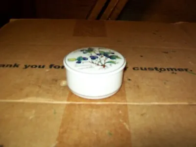 Vintage Villeroy & Boch Bilberry Porcelain Botanica Covered Trinket Dish • $16.97