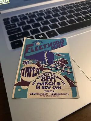 Fleetwood Mac Concert Poster Sticker.  Heavy Duty Laminated Waterproof • $4.99