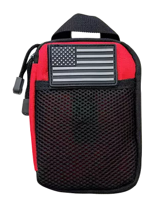 VISM Utility EDC MOLLE Pouch W/ US Patch Hunt Tactical Duty Gear Medic RED • $14.95