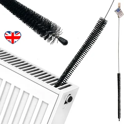 Uk Long Reach Flexible Radiator Heater Heating Bristle Brush Dust Cleaner 72cm • £4.49