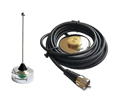 Antenna NMO 800 900 MHz Compact Magnet Mount For Mobile Radio PL259 BRPT806 • $32