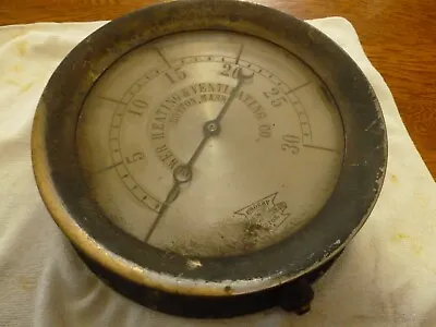 Antique Brass Pressure Gauge 10  • $400