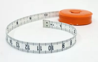 Roll-Fix Tape Measure  Automatic Roll-up 60 /150 Cm/5 Ft Orange Free Shipping • $9.90