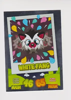 Moshi Monsters Mash Up Trading Card Rainbow Foil WHITEFANG (Rare) MINT/1 • £4.99