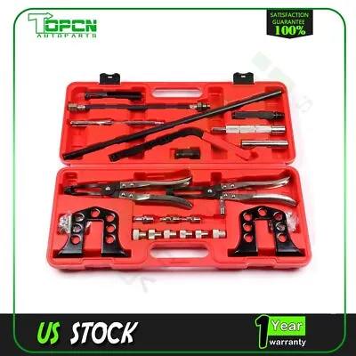 $48.44 • Buy 23PCS Valve Spring Compressor Stem Seal Installer Remover Tool OHV OHC Overhead