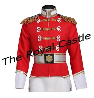 New Men Costume Nutcracker Red Ballet Costume King Eric Guard Wool Coat FastShip • $237.89