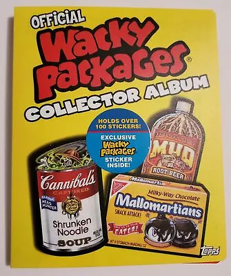 Official Wacky Packages Collector Album - Holds 100 Stickers • $9.99