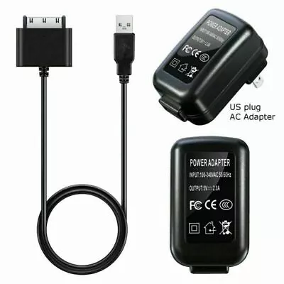 For Toshiba AT200/AT300 Tablets USB Charger Sync Cable Power Cord &US AC Adapter • $17.63