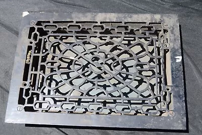 Antique Cast Iron Heat Grate Floor Register 8x12 Decorative Vintage Old • $99.99