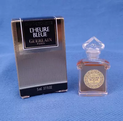 MINIATURE Vintage L’Heure Bleue Guerlain Eau De Toilette EDT .17oz Mini Perfume • $49.99