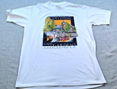 $20.69 • Buy Vintage Magnolia Plantation And Gardens Charleston SC Single Stitch T Shirt Sz L