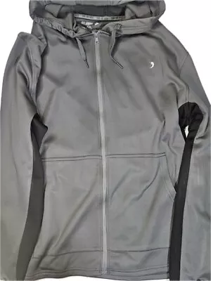 Reel Legends Jacket Men's Size 2XL Long Sleeve Full Zip Gray Hood Pockets XXL • $34.95