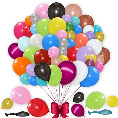 50 Meter Balloons Curling Ribbons 5-50 Latex Helium  WHOLESALE BIRTHDAY PARTY UK • $3.72