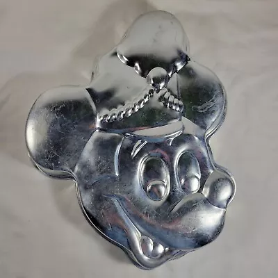 Wilton Mickey Mouse Cake Pan Band Leader Vintage 1970s Disney Aluminum 515-302 • $6.75