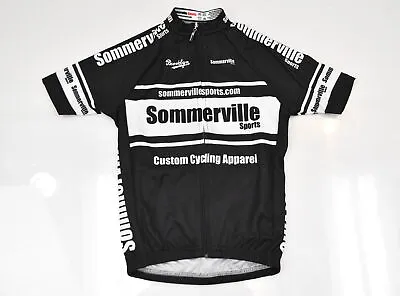 $10 • Buy Sommerville Sports Brooklyn Logo Kids Large Short Sleeve Cycling Jersey Black