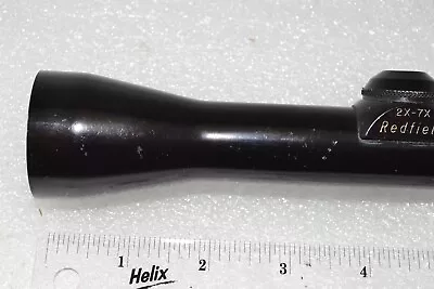 $140 • Buy Vintage Redfield 2x-7x Rifle Scope Black Regular Crosshair