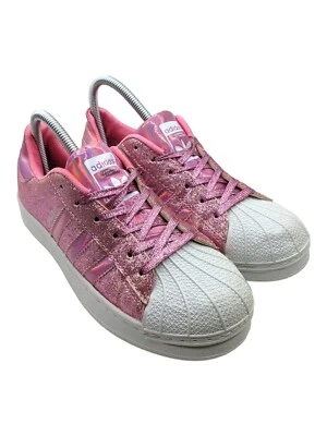 $69.95 • Buy Adidas Superstar Pink Glitter Iridescent Rare - Woman’s US 7.5 - FREE POSTAGE