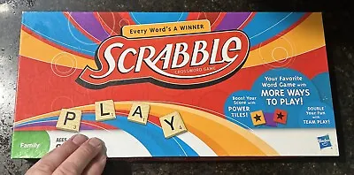 Scrabble Board Game With Team Play & Power Tiles 2012 Complete • $15.49