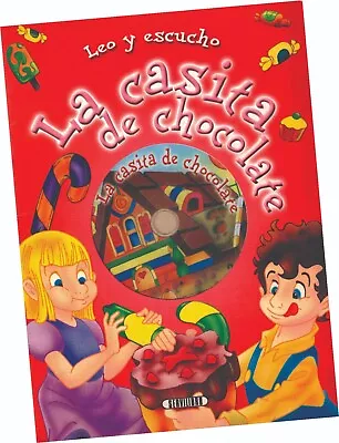 Libro + Cd  Leo Y Escucho; La Casita De Chocolate  En EspaÑol • $6.99