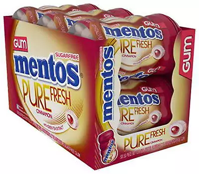 Mentos Fresh Sugar-Free Chewing Gum W/ Xylitol50 Piece Bottle (Bulk Pack Of 6) • $19.20