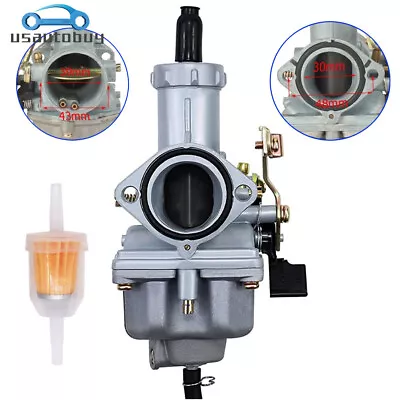 30mm Carburetor Kit Power Jet Super Performance Carb Aluminum Motorcycle Racing • $25.99