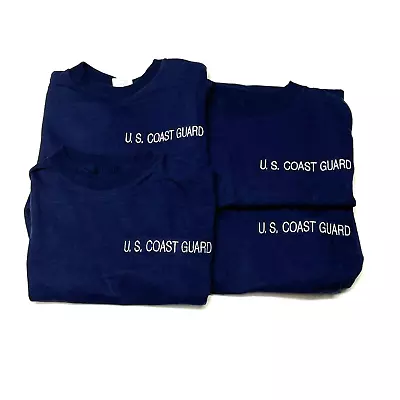 U.S.Coast Guard Uniform Lot Of 4 Embroider T-shirt Brand New XXS Xtra-Xtra-Small • $14.90