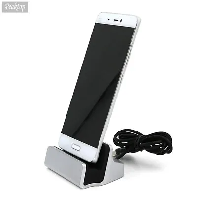 $23.56 • Buy Silver✔Type-C USB Cable Charging Stand Dock Station Fast Charger Docking Station