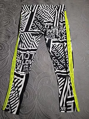 No Boundaries LOVE Leggings Women’s Size XL 15-17 Retro 80's Print Pants • $9.99