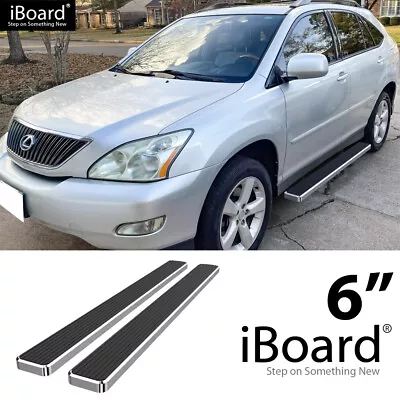 Polished Stainless Steel 6  IBoard Fit 01-07 Toyota Highlander (04-09 RX330) • $209